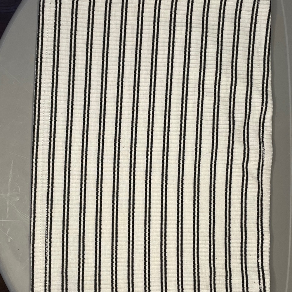striped tube top